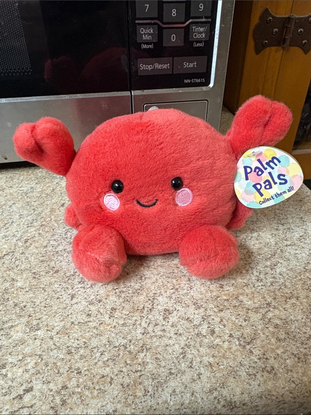 Palm Pals Red Plush Crab Stuffed Animal